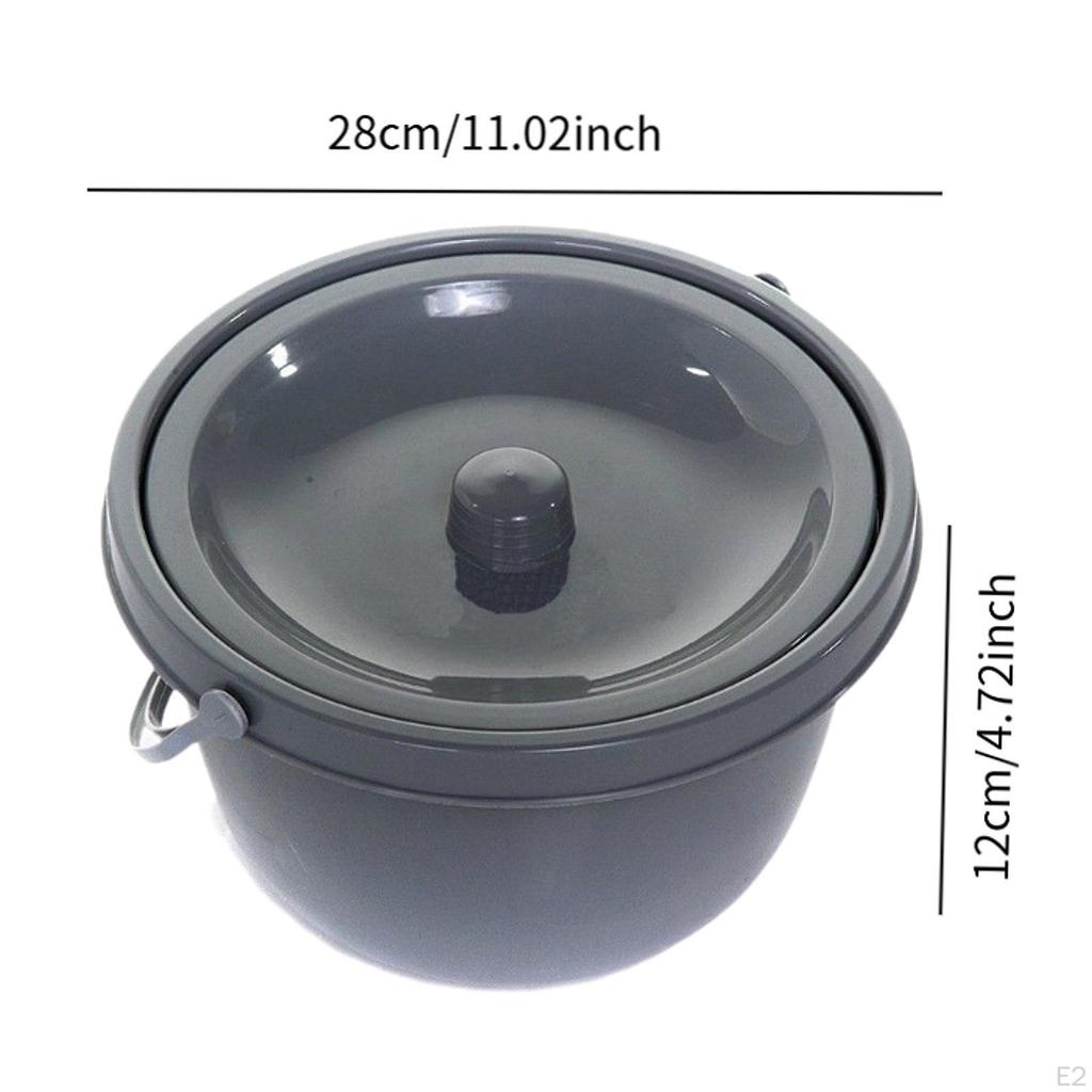 Ночной горшок писсуар легкая крышка, герметизирующая запахи переносной туалетный бачок прикроватный комод для спальни