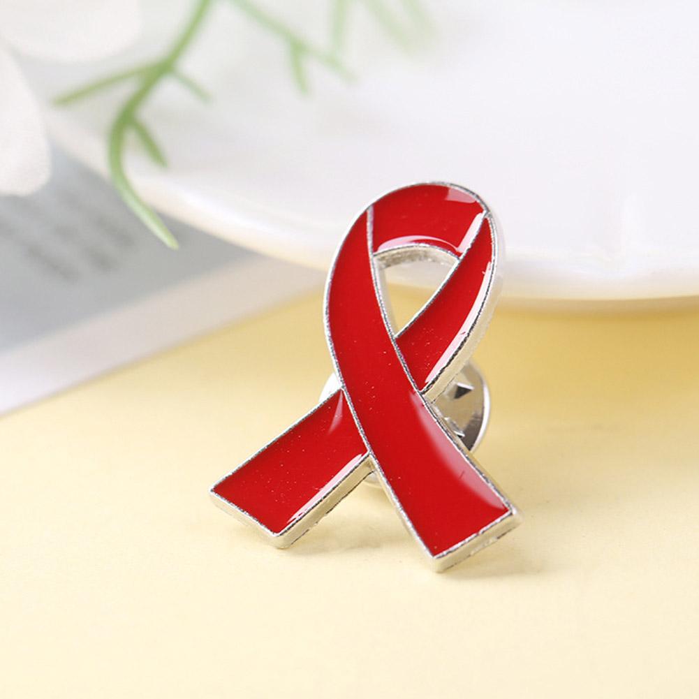 Желтая лента для осведомленности Значки Детская осведомленность о раке Любовь к раку Эмаль Уход ВИЧ Лацкан Bowti M5K5