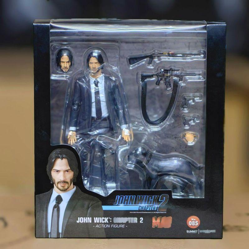 Mafex 085 Фигурка Джона Уика Коллекционная модель Суставы Двигаются Настольное Украшение Подарок на День Рождения Ребенку Игрушки Украшение