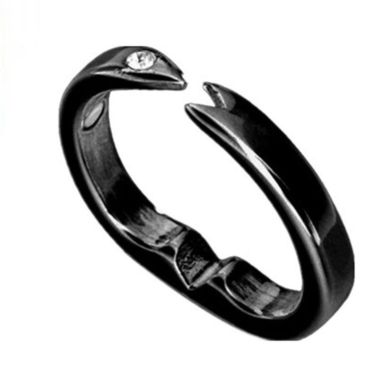 Точечное персонализированное мужское кольцо для здоровья с магнитным полем, гальванизированное розовым золотом