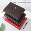 Waterproof Expanding File Holder 13 Pockets Accordion File Organizer Daily Use