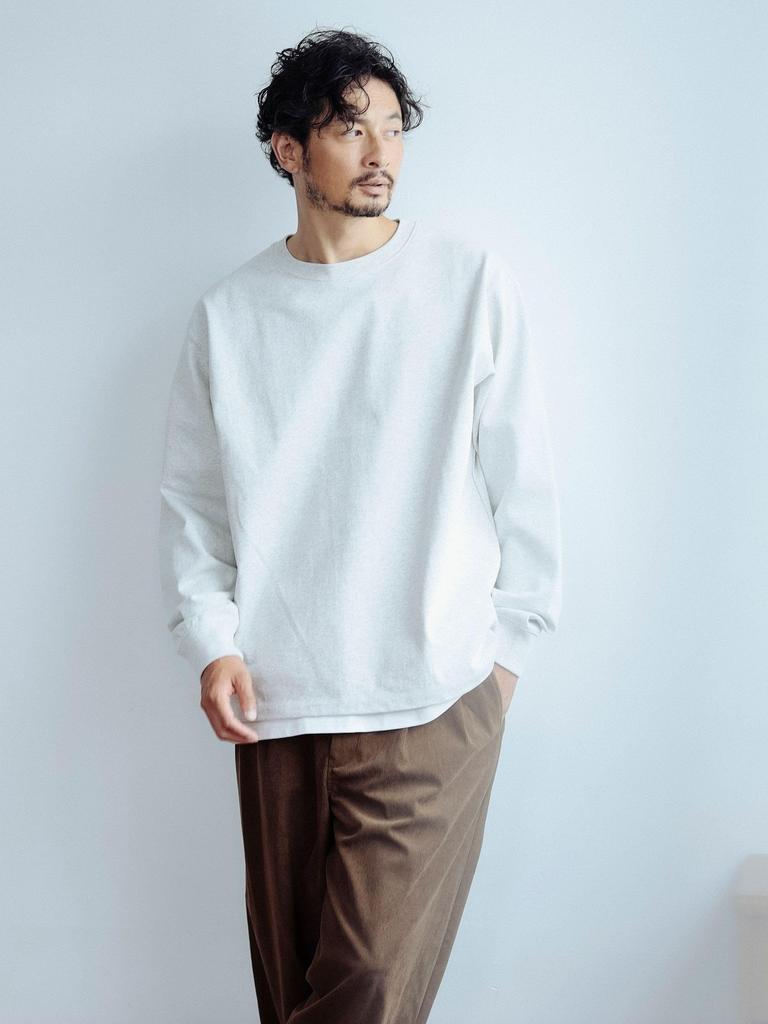 B:MING LIFE STORE by BEAMS Men's RelaxFit Long Sleeve Tee (H/W) In Black (Size M, 92140229147)