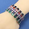 13 цветов Роскошный браслет Красочные циркониевые аксессуары Изысканные украшения для женщины Подарок на свадьбу/вечеринку