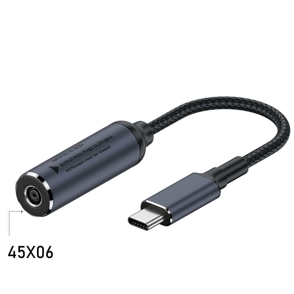 5.5X2.5 7.4X0.6 Кабель для зарядки ноутбука PD 100 Вт Адаптер питания для домашнего офиса Lenovo/HP/Samsung