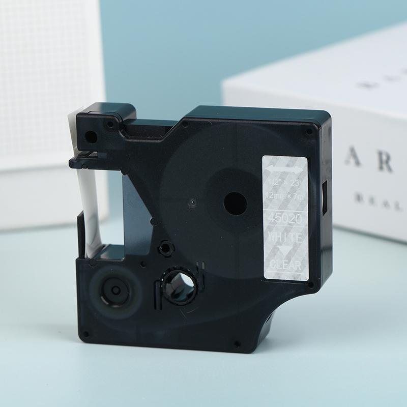 Многоцветные ленты для принтера этикеток Самоклеящиеся этикетки Водонепроницаемые и устойчивые к царапинам D1 6/9/12/19/24 мм