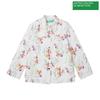  Benetton Benetton цветочный узор хлопковый джемпер 2s 2nfwdn00i 901
