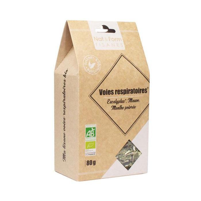 Nat & Form Tisane Voies Respiratoires Bio 80g