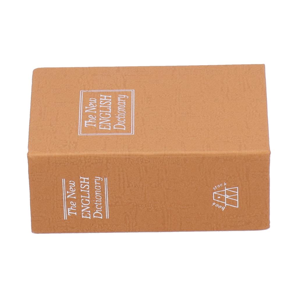 Мини Сейф Книга-симуляция Безопасность Деньги Ювелирные изделия Коробка с замком Ключи для дома офиса