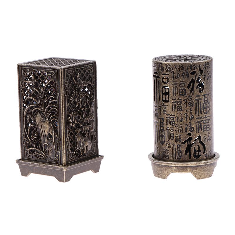 Квадратный круглый вертикальный держатель для благовоний из сплава, украшение для курильниц, ароматерапия, настольные аксессуары для дома