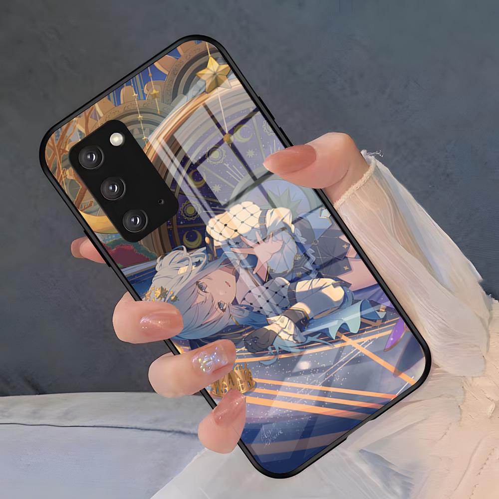H-Hoshimachi Suisei Phone Case For Samsung A25 A13 A33 5G A54 A36 A35 A56 A52 A14 Shockproof Glass Cover
