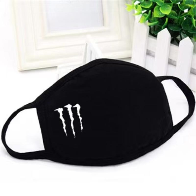 1 шт. Унисекс с принтом прекрасные многоразовые хлопковые маски для рта и лица крышка рта