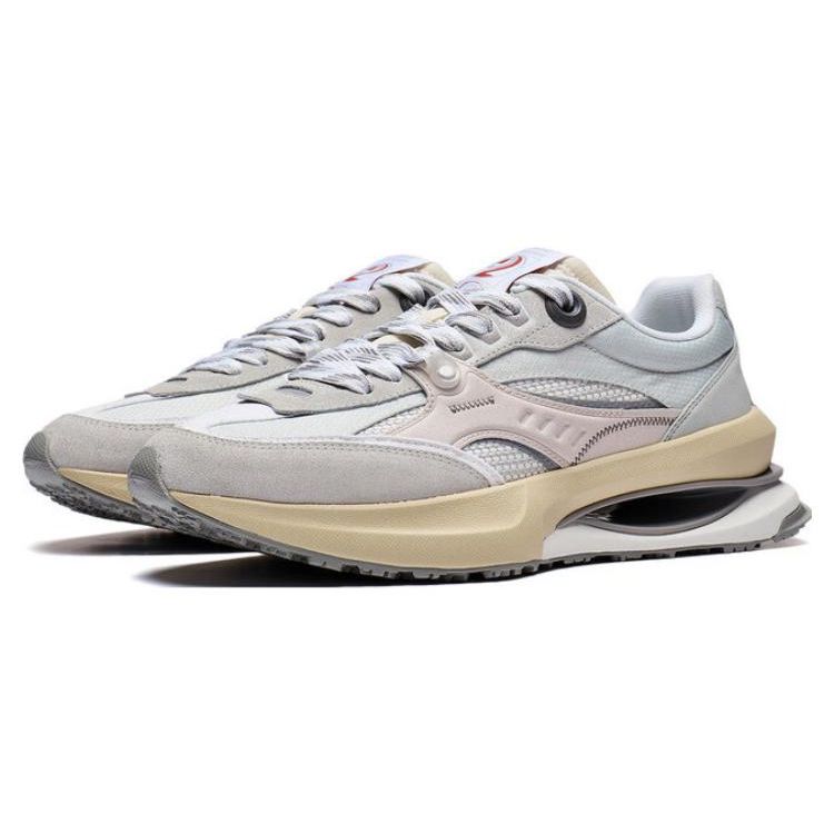 Li Ning 92 Shadow Classic Casual Trendy Low Top Lifestyle Shoes Men Sneaker Light-Gray AGCT249-1