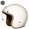 Orz Open Face Half Moto Мотоциклетный шлем винтажный Мотоцикл Vespa capacete Chopper Bike ЧЕРНЫЙ