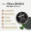 Nat Habit Hibiscus Black Seed Hair & Beard Balm For Hair Growth, Beard Growth - Infused With Hibiscus Leaves (Pack Of 1, 25Ml), 35 Grams