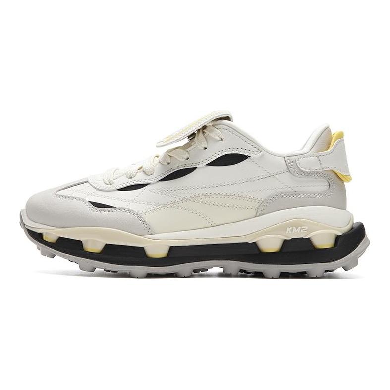 Fila KM2 Амортизирующие износостойкие легкие низкие повседневные кроссовки женские белые серые F12W543119FGM