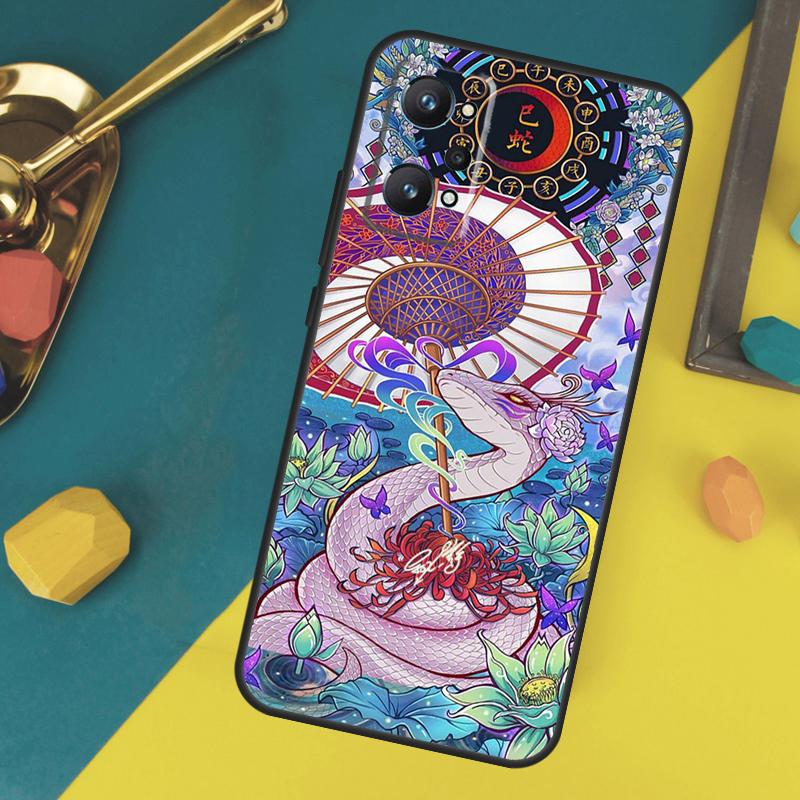 Chinese Zodiac Dragon Tiger Case For Realme 10 11 12 13 14 Pro Plus GT 5 6 6T GT7 Pro C67 C61 C53 C51 C21Y C25S C55 C75