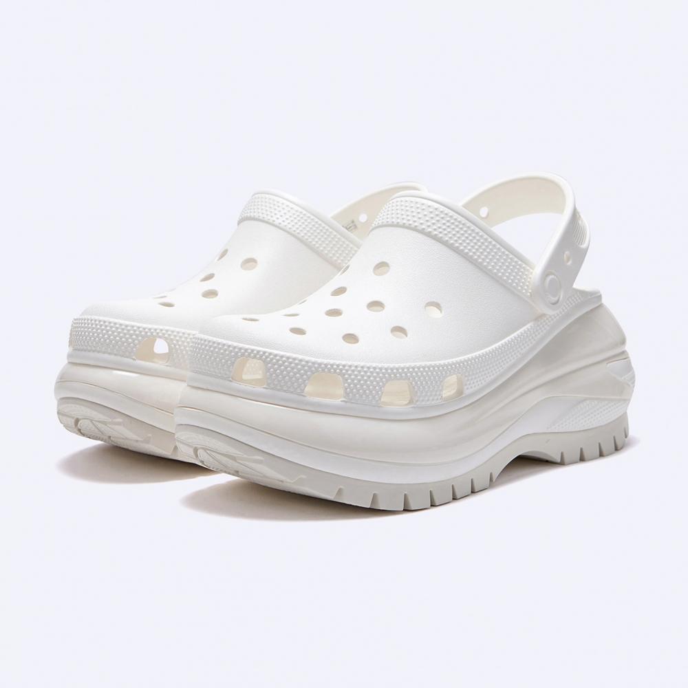 Crocs Classic Mega Crush Clogs White 207988 100