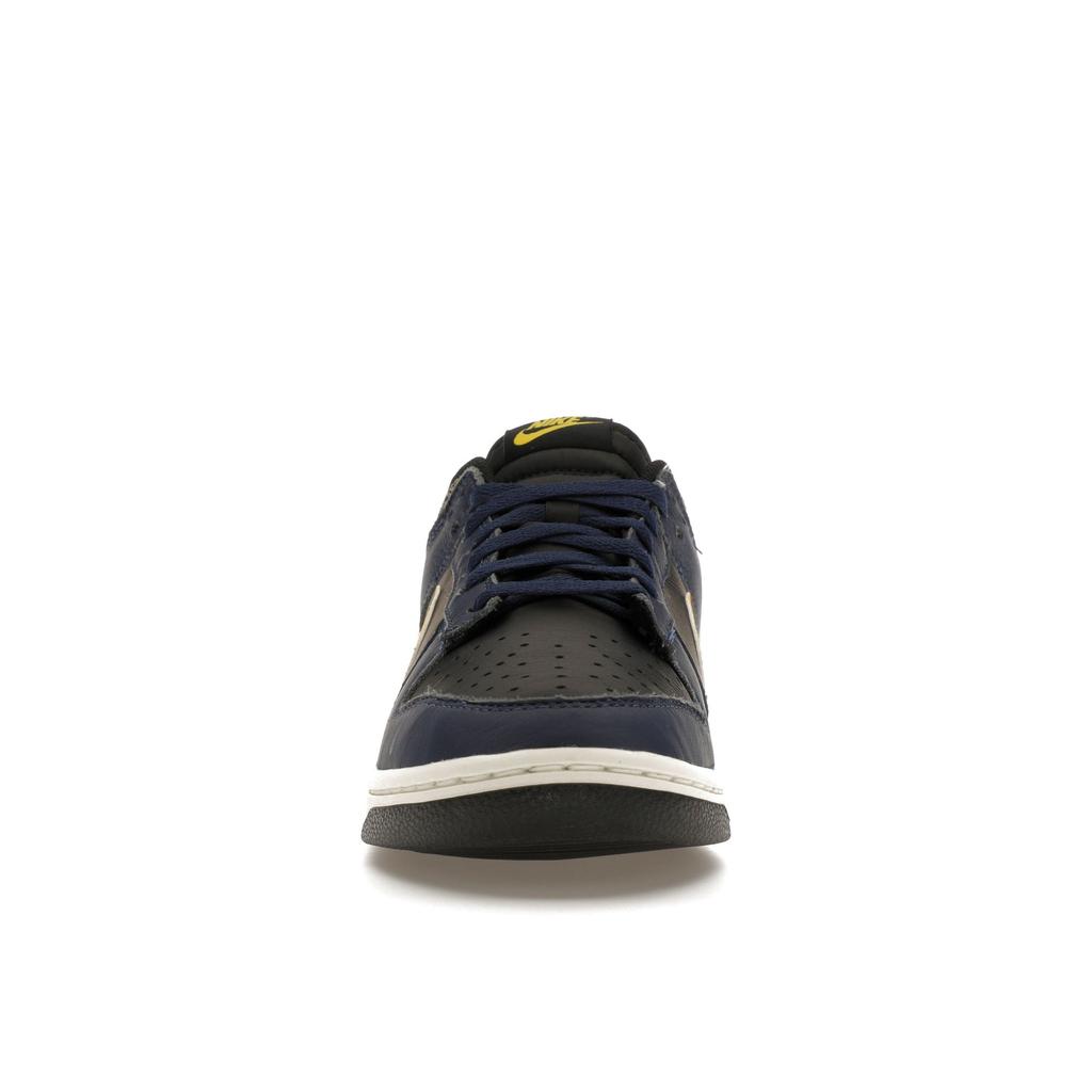 Nike Мужские кроссовки Dunk Low Vintage Michigan Blue Black Tour-Yellow FZ4014-010