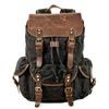 Рюкзак в винтажном стиле из вощеного холста и кожи с отделением для ноутбука