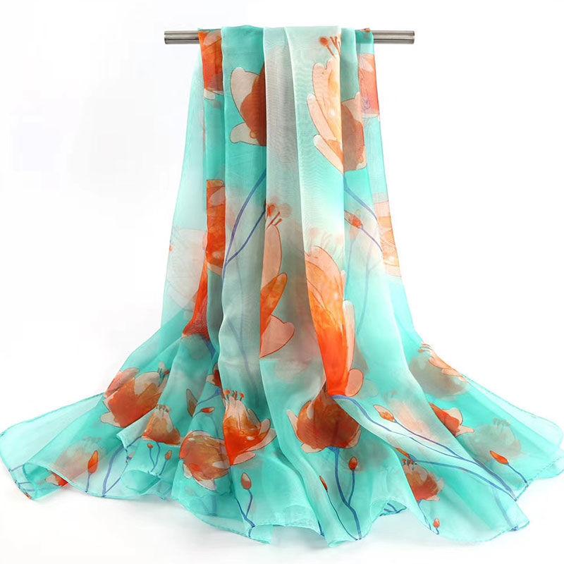 New Arrival Women's Scarf, Oversized and Lightweight Chiffon Shawl for Beach Vacation and Winter, Fashionable and Versatile