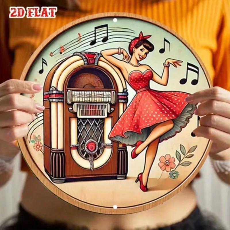 Vintage Jukebox Metal Wall Art Medieval Modern Home Decor