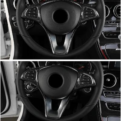 Автомобильный руль, кнопка, рамка, наклейка, отделка для Mercedes Benz CE W205 W213 GLC X253, класс интерьера