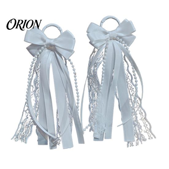 Boot Charm with Loop 2Pcs Ribbon Bow for Cowgirl Boots, Women Satin Western Decorations Hanging Ring, Universal Decoration Accessories