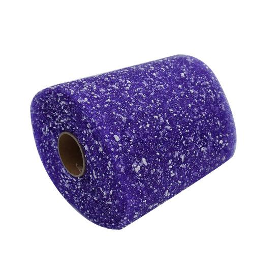 Рулон блестящей тюлевой ткани 6 дюймов 15 ярдов Сверкающая катушка Лента Сетка с пайетками для DIY Юбки-пачки Скатерти Свадебного фона Свадебной сцены Упаковки подарков