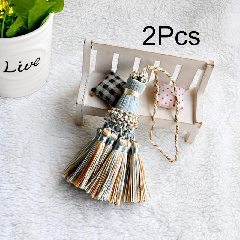 2 шт. украшения для одежды многофункциональные аксессуары для штор изящная окантовка края своими руками украшение шелковая кисточка пряжка для ключей