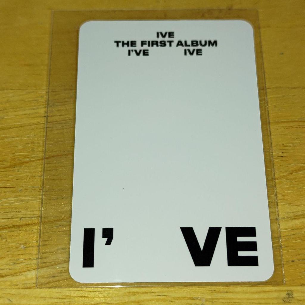 [ИСПОЛЬЗОВАННАЯ] Бонусная коллекционная карта IVE I'VE Naver Вонён