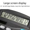 Desk Calculator Business Accounting Tool Battery And Solar Power Clear Big Buttons Lcd Electronic Calculators