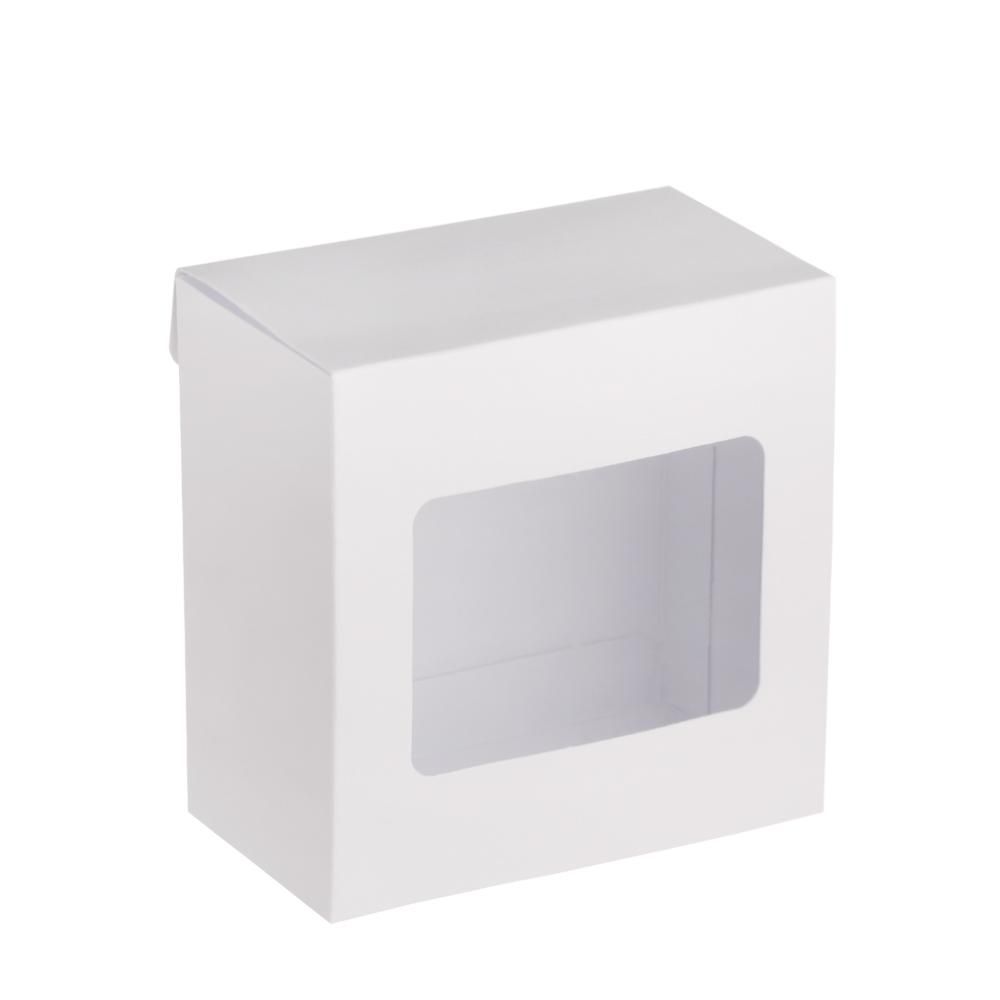 Праздничные принадлежности Подарочный футляр Упаковка для торта Бумажная подарочная коробка Прозрачное ПВХ-окно Мешок для упаковки конфет