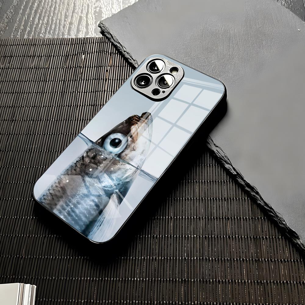 Чехол для телефона с рыбой для карповой рыбалки для iPhone 16 15 13 12 14 11 Pro Max Mini X Xr Xs 8 7 Пара Пульс 6 Стеклянный Funda Чехол