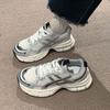 Platform-soled Dad Shoes for Women 2025 Spring and Summer New Versatile and Lightweight Running Fried Street Mesh Breathable Sneakers for Women