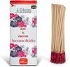 Rose And Vertiver 100%-Natural-Incense-Sticks Handmade-Hand-Dipped Organic-Chemicals-Free for-Purification-Relaxation-Positivity