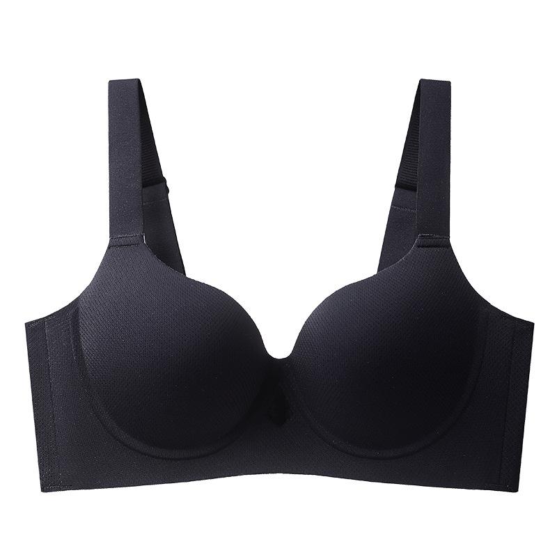 Plus-size Lingerie Women's Thin Close-in Bra Adjustable Breast Retraction Bras Without Underwire Plus-size Beautiful Back Bra Push Up Bra