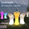 LED luminous bar tables and chairs, high table creative cocktail bar outdoor party