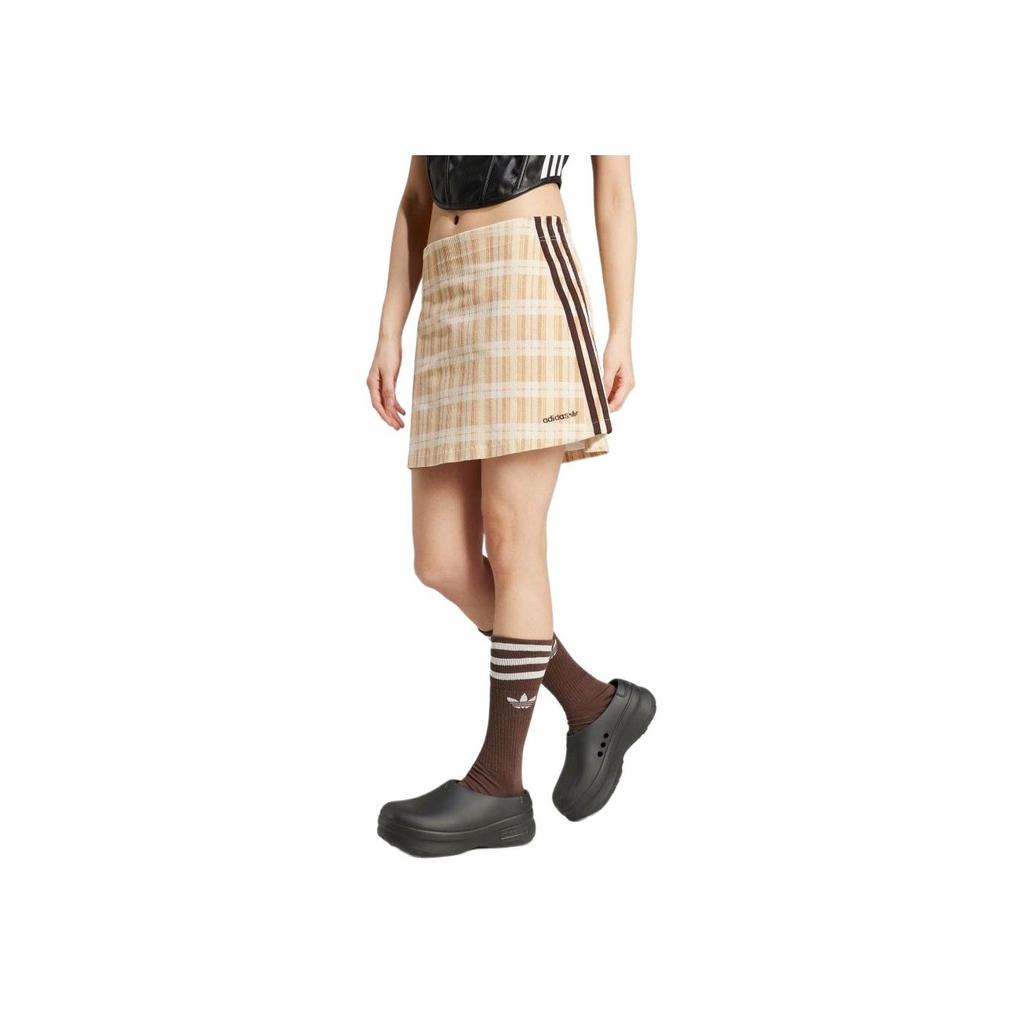 Adidas Оригинальная удобная мягкая универсальная повседневная юбка женские юбки Phantom-Beige IX7414