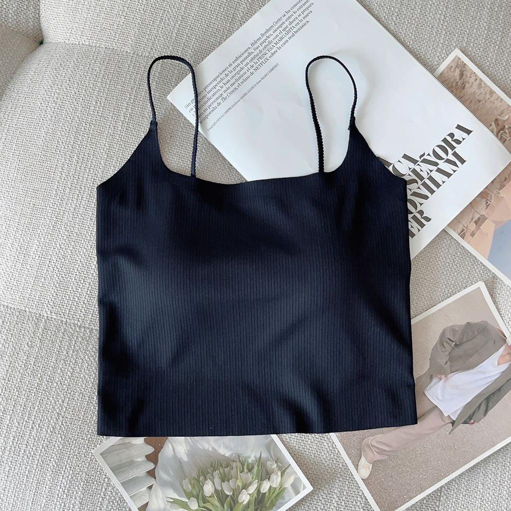 Простой и бесшовный дизайн, ощущение красивой спины, бюстгальтер One Pure Want To Take Breast Pad, открытая спина, маленький жилет-халтер для женщин, внутри топа