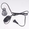 1 Piece E27 Light Socket Screw Plug Adapter Converter Animal Heating Lamp Holder With 1.8M Switch Wire For Industrial Heating
