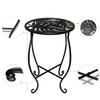 Metal End Table Outdoor Side Table Patio Yard Table