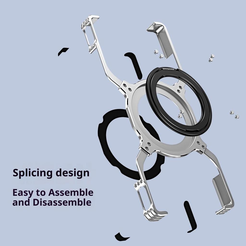 Чехол для ZTE nubia RedMagic 11 Pro 5G/11 Pro+ 5G с подставкой, металлическим бампером, магнитная крышка для телефона