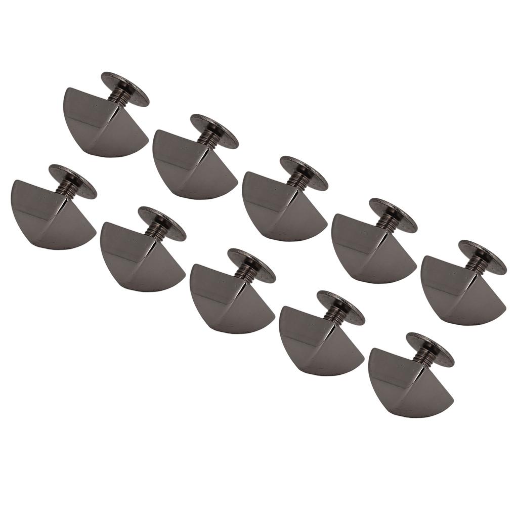 20 шт. Пирамидальные заклепки 10 мм металлические квадратные пирамидальные заклепки и винты PH для кожаных проектов серебристые