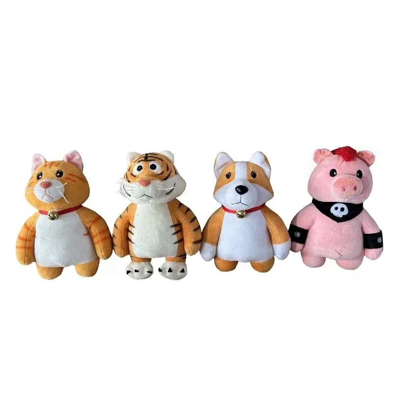 25 см плюшевые игрушки с изображением животных, мультяшная плюшевая кукла, мягкая игрушка, подарок на день рождения для детей