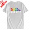 Rainbow Cat LGBT Symbol Tee Tops Gay Pride Month Tshirt Unisex Printed Tshirt Men Women Universal Casual Summer Short Sleeve
