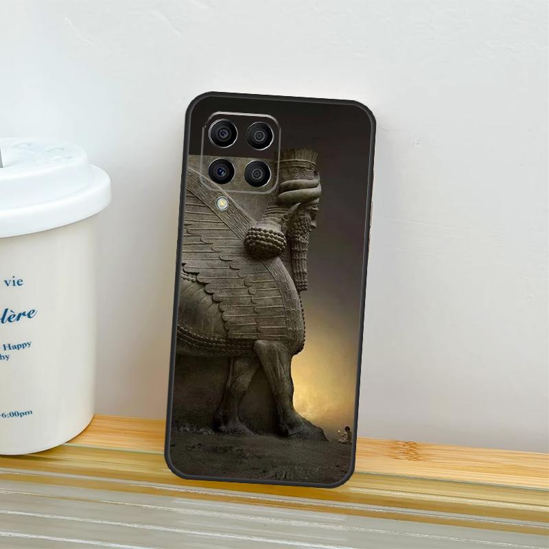 Assyrian Statue lamassu Art Case For Samsung Galaxy M52 M32 M12 M16 M14 M54 M13 M33 M53 M56 M36 M31 M11 M35 M55 M15 M06