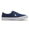 Converse Женская куртка-бомбер синего цвета с молнией и принтом "Одна звезда" 564207C