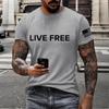 Men's Printed Short Sleeve T-Shirt Men's Loose Casual Short Sleeve Top