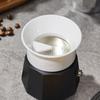 Anti-spill Powder Rotary Powder Dosing Ring Universal Coffee Pot Powder Ring Moka Pot Tamper  Cafe