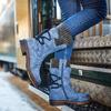 Ladies Warm Shoes Genuine Leather Snow Boots Woman Winter Boots Winter Women's Shoes Mid Calf Ladies Platform Booties